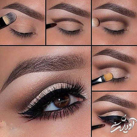 سایه چشم کات کریس, آرایش چشم کات کریس, مدل سایه چشم خط